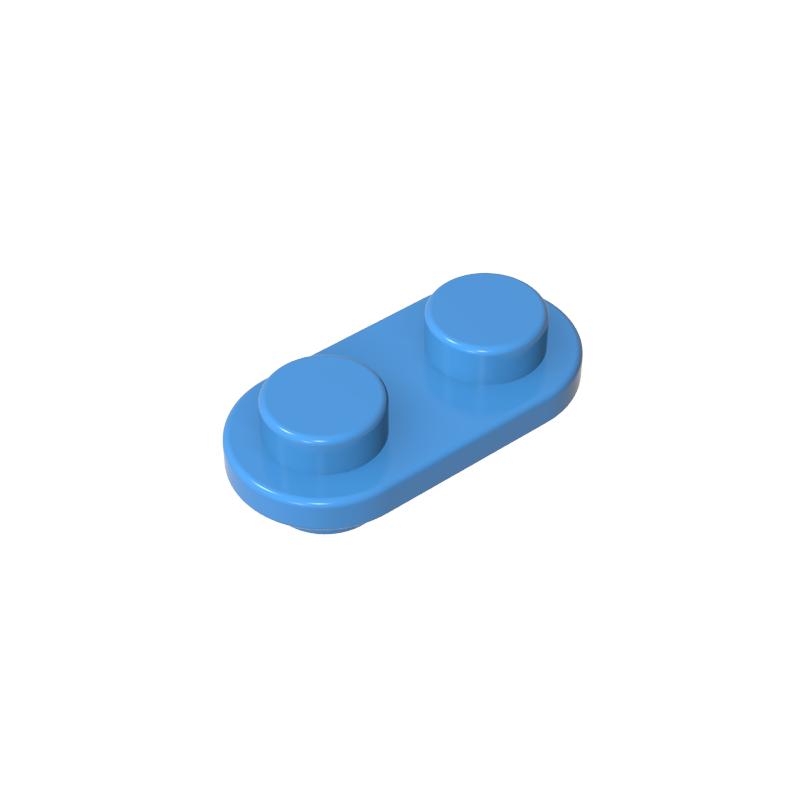 1x2 Rounded Corner Double-sided Parts