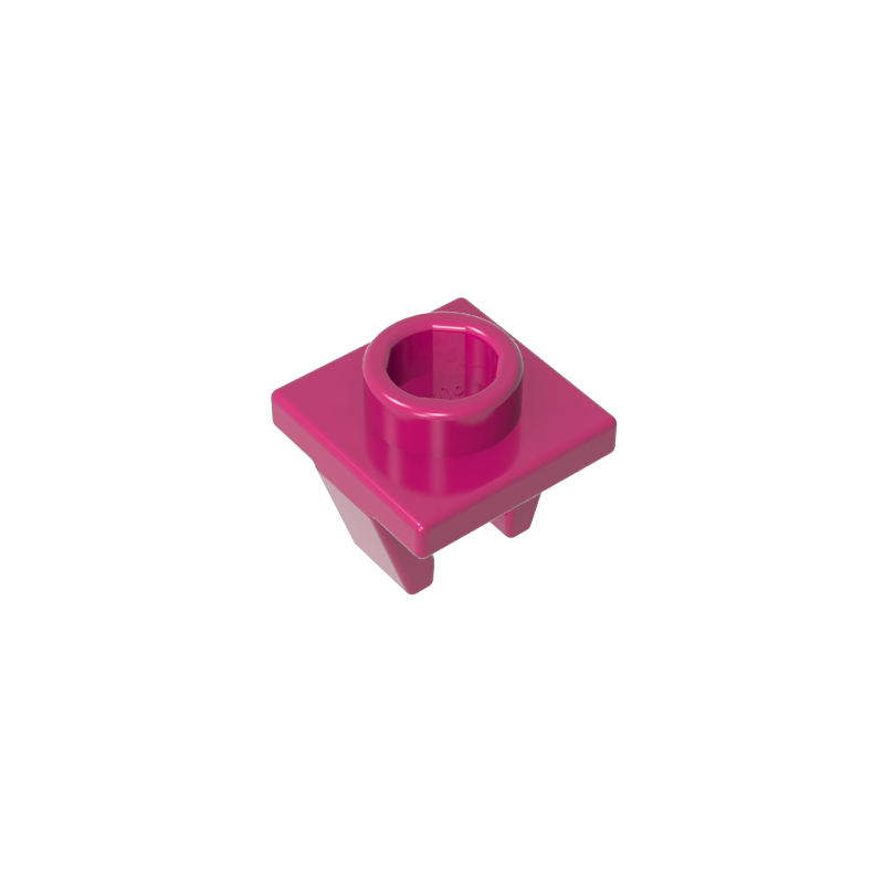 Reverse clamp 1 point fork carriage