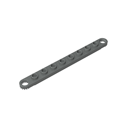 1x10 plate with tooth end