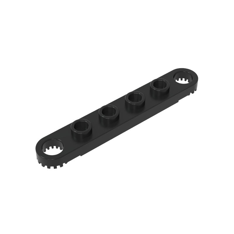 1x6 plate with toothed end
