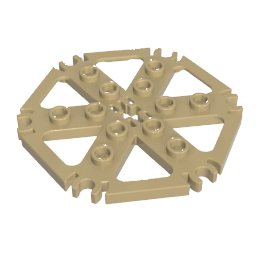 6-blade rotor plate, waterwheel