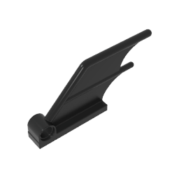 1x4 Profile Light Plate with Bolt Hole Wing Batmobile Tail Wing