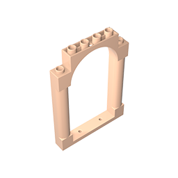 1x6x7 Curved Arch Wall Panel