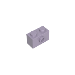 1x2 side with 1 hole brick