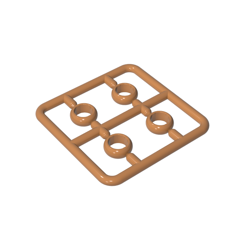 Rings, gold rings, the Lord of the Rings, a set of 4.