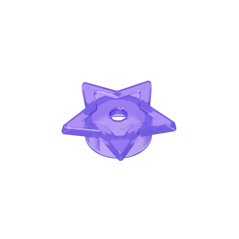 1x1 five-pointed star decoration