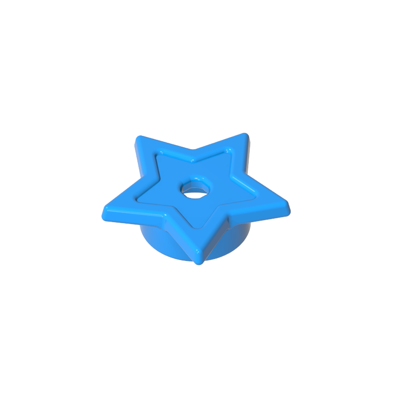 1x1 Five-pointed star decoration