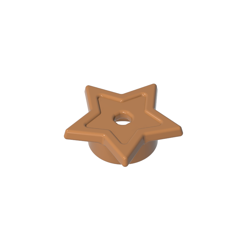 1x1 Five-pointed star decoration