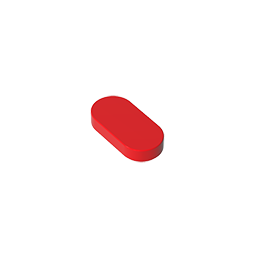 1x2 oval light panel