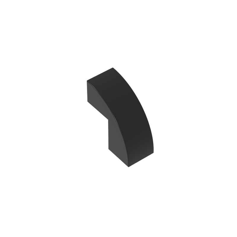 2x1x1x2/3 curved smooth tiles
