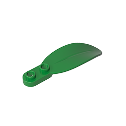 1x2 round plant leaves