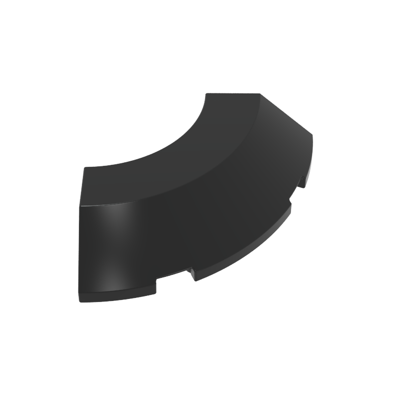 45° 4x4 arc-shaped bricks