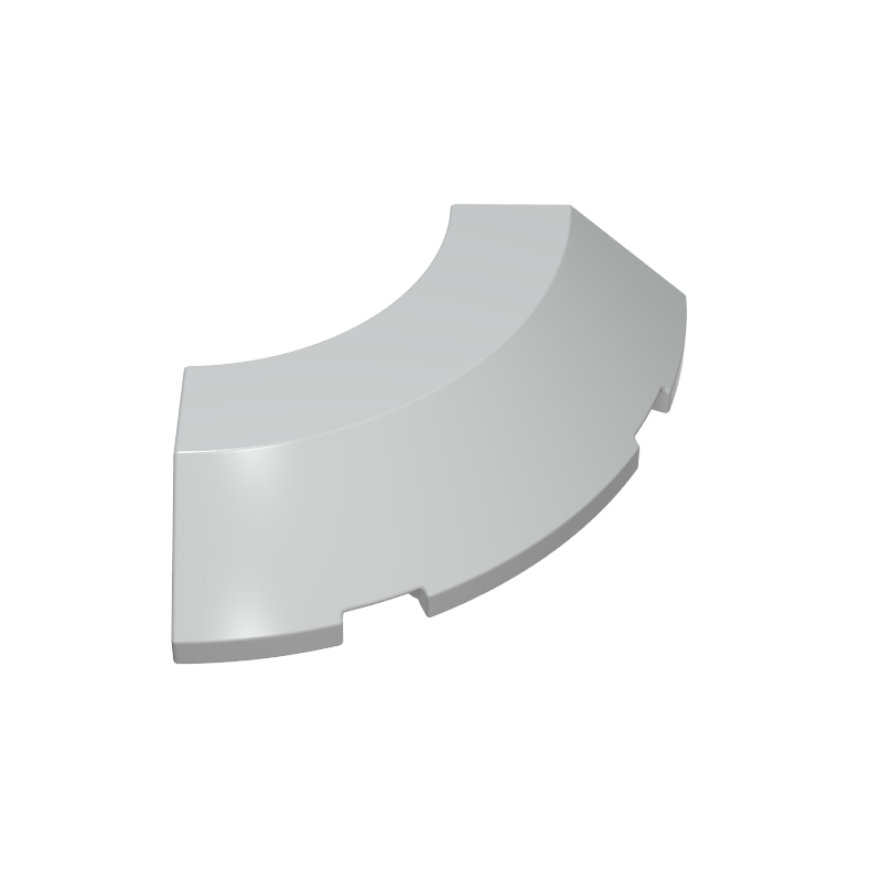 45° 4x4 arc-shaped bricks