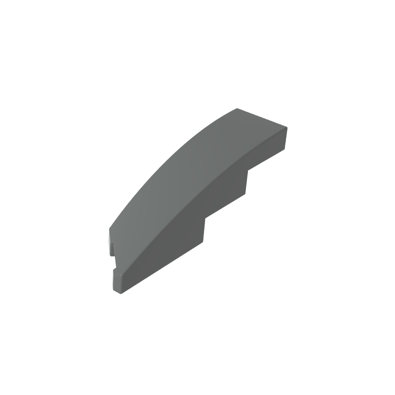 4x1 wedge-shaped arc panel right