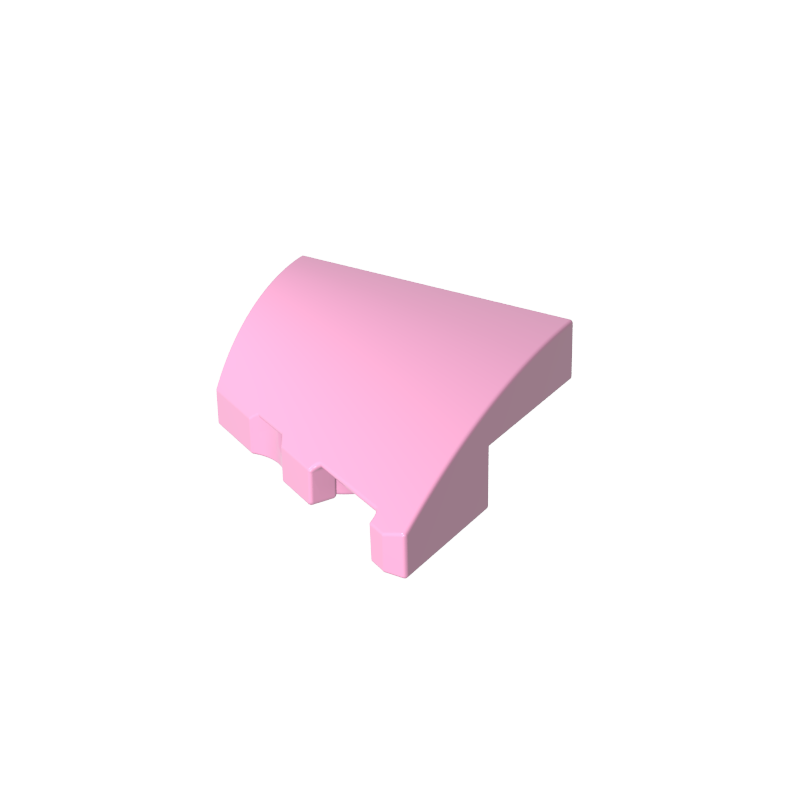 2x2x2/3 Wedge-shaped Arc Panel, Right