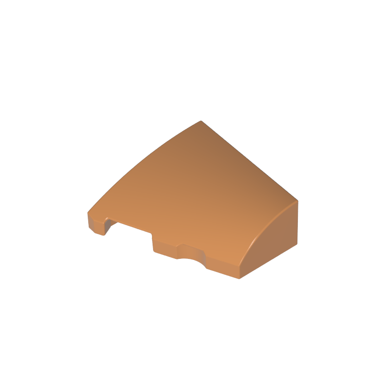 2x2x2/3 wedge curved panel left