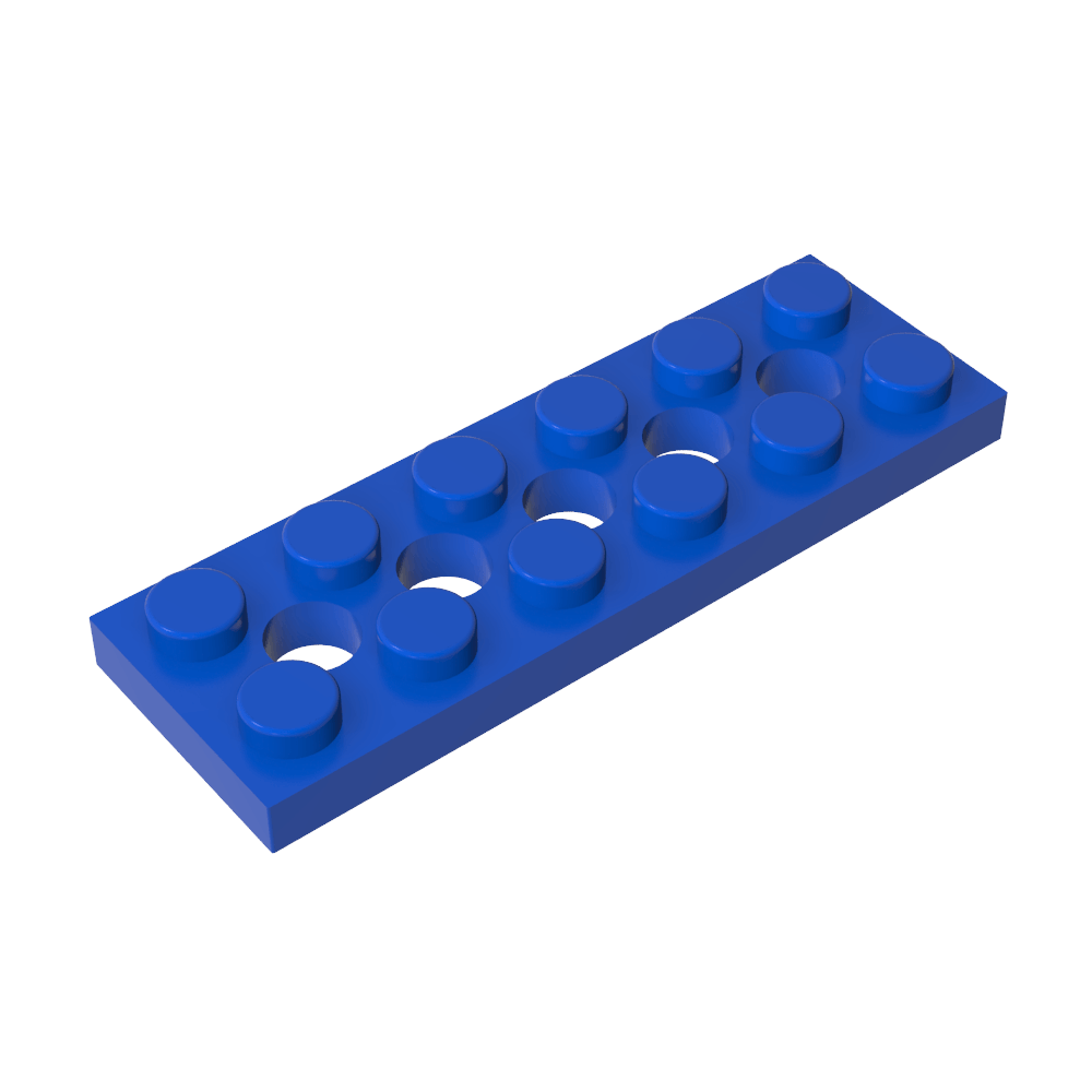 Technic Plate 2 x 6 [5 Holes]-MyGobricks