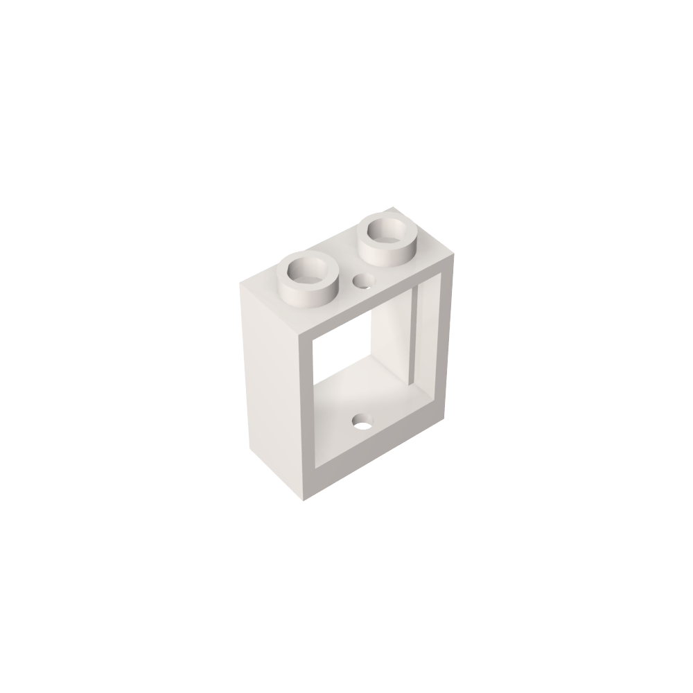 Window 1 x 2 x 2 Flat Front-MyGobricks