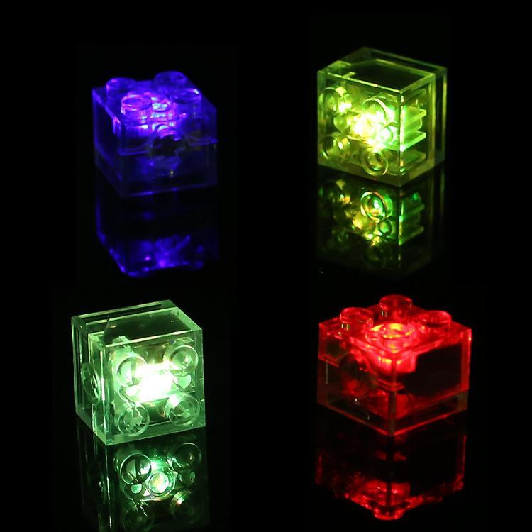 2*2 Brick Led Light Accessories, Compatible With Small Particle Building Blocks, Led Light Multi-Color Flashing Toy Accessories