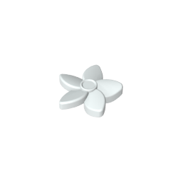 Friends Accessories Hair Decoration, Flower with Pointed Petals and Small Pin-MyGobricks