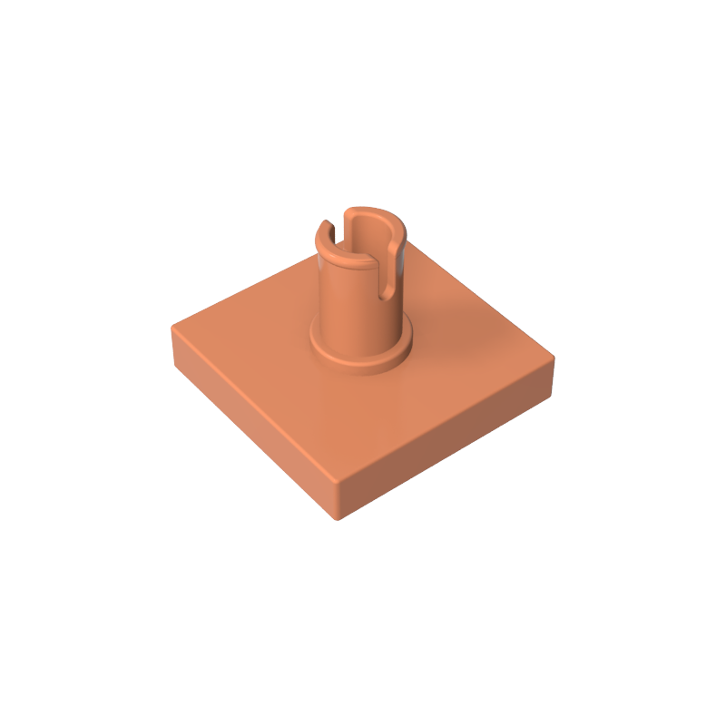 2x2 top peg plate