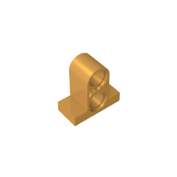 Technic Pin Connector Plate 1 x 2 x 1 2/3 [Two Holes On Top]