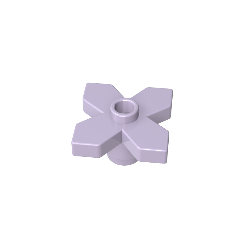 Plant decorative pieces flowers and leaves