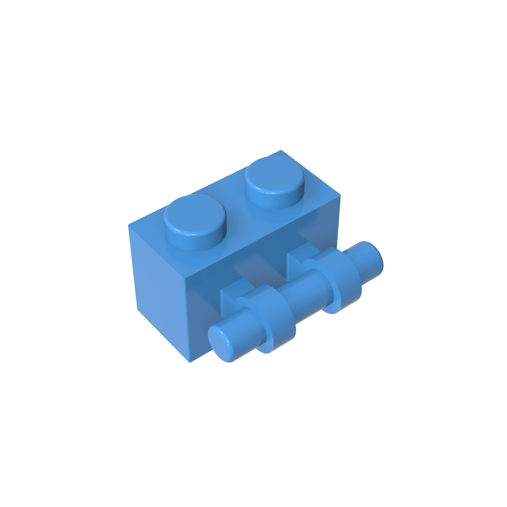 Brick Special 1 x 2 with Handle-MyGobricks
