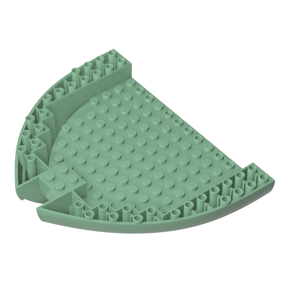 Boat Hull Section, Brick 16 x 13 x 2-MyGobricks