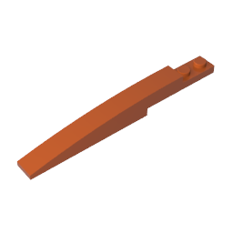 Brick Curved 10 x 1 [Asymmetric Inside Ridges]