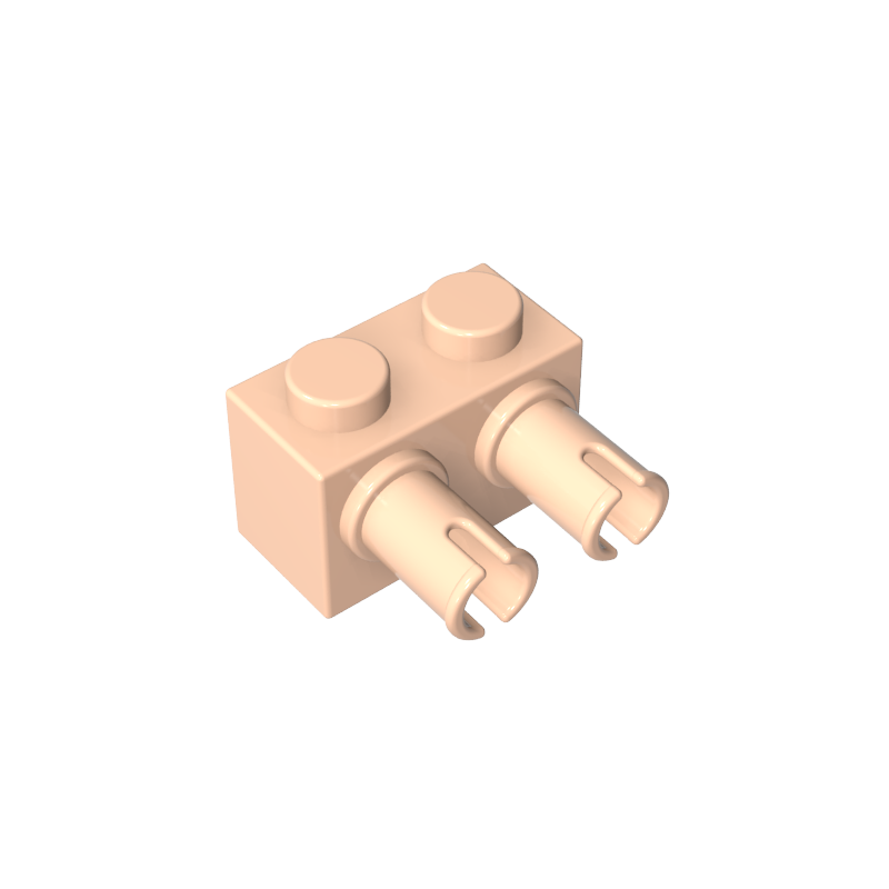 1x2 with two pegs