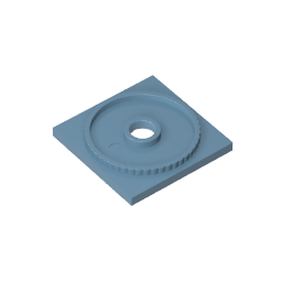 Turntable 4 x 4 Square Base, Locking