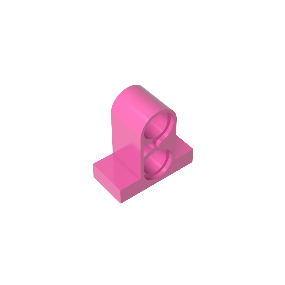 Technic Pin Connector Plate 1 x 2 x 1 2/3 [Two Holes On Top]-MyGobricks