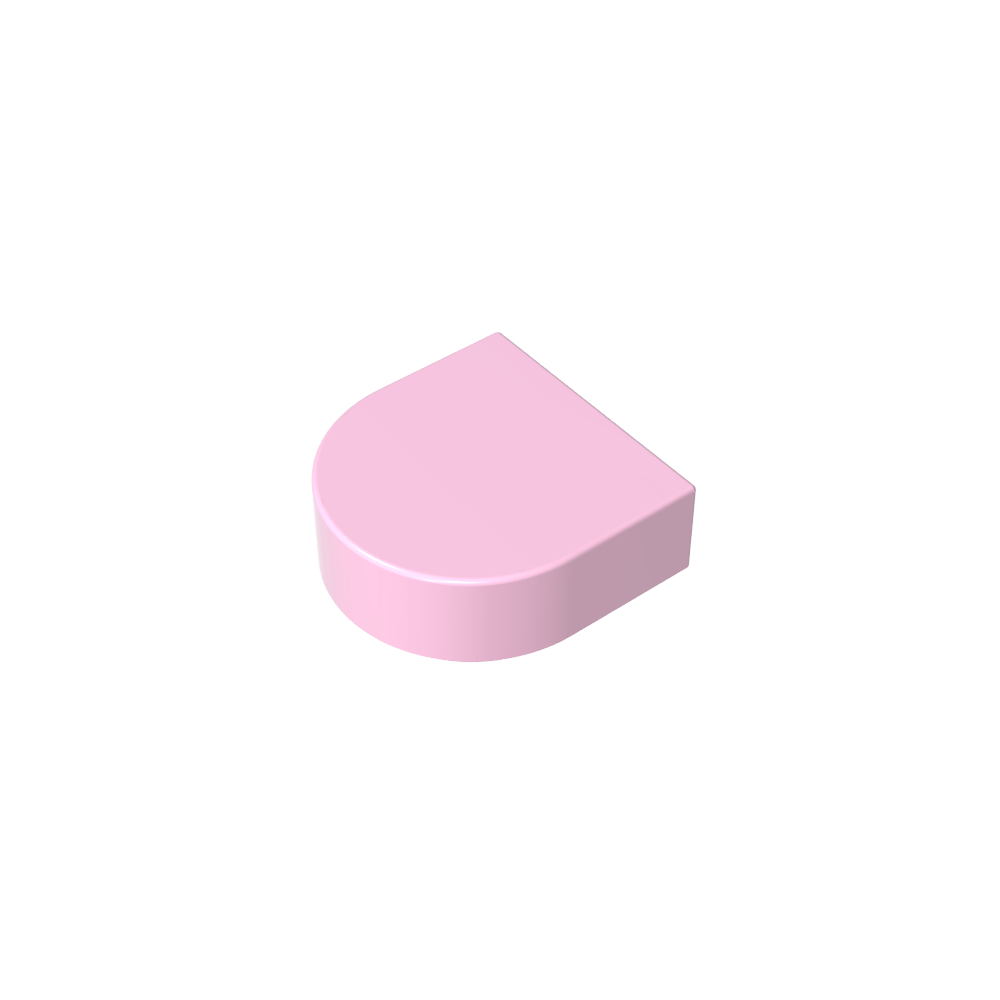 Tile 1 x 1 Half Circle