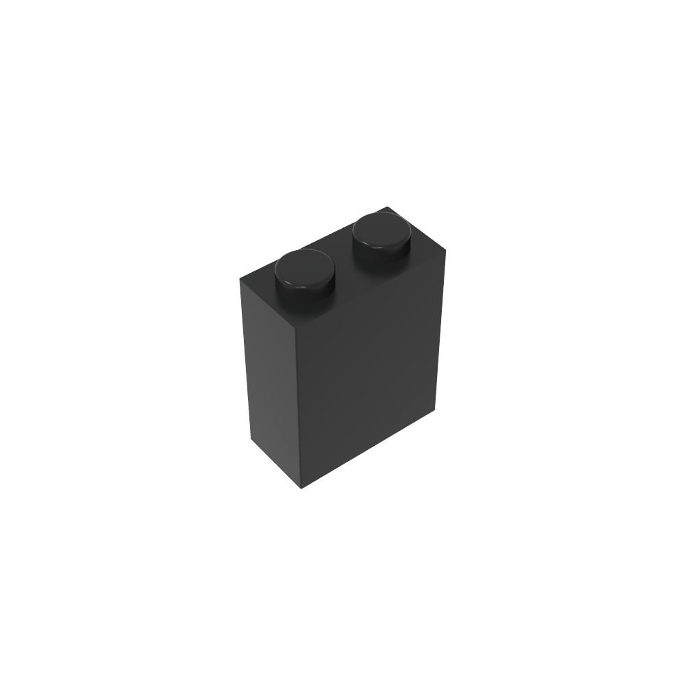Brick 1 x 2 x 2 with Center Pin-MyGobricks