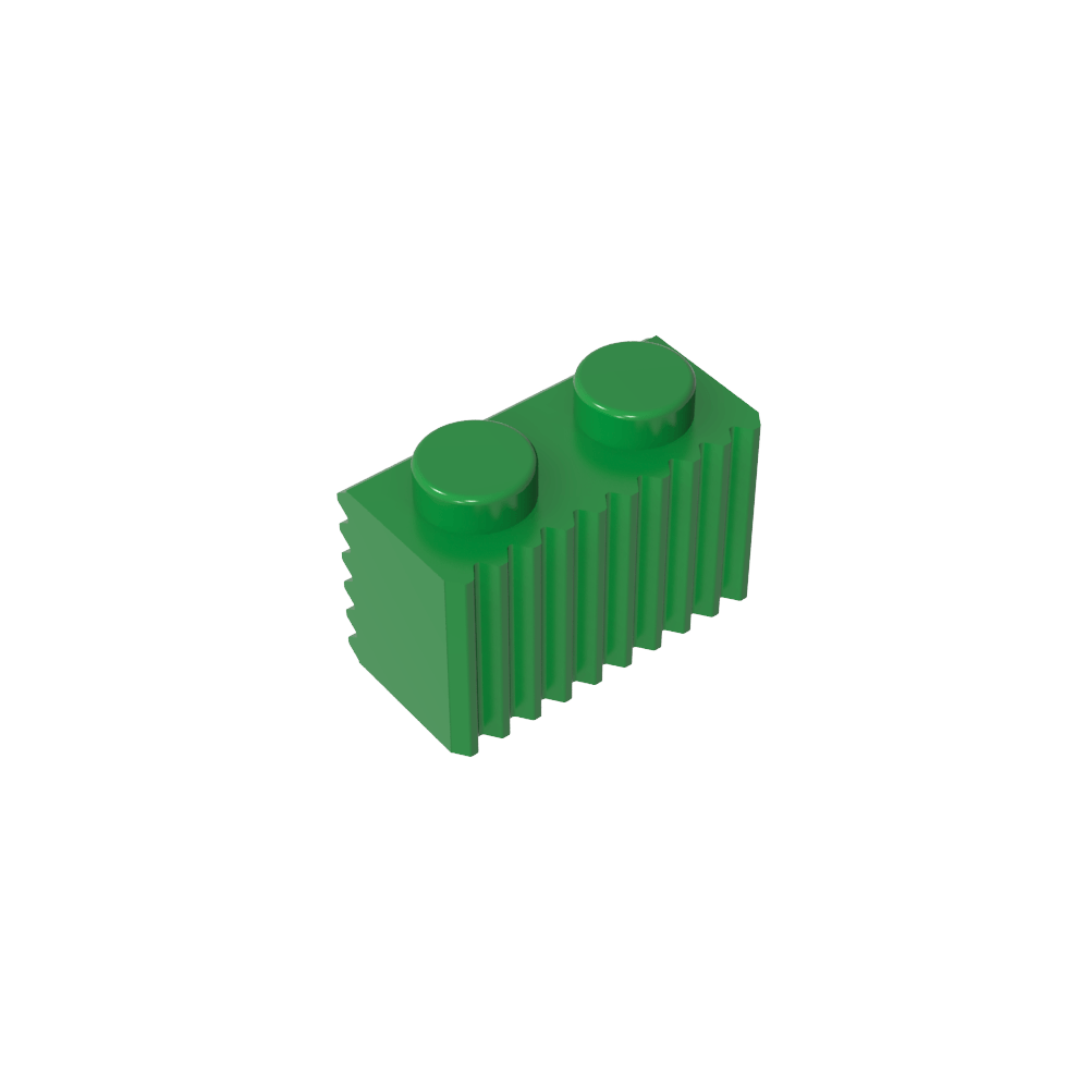 Brick Special 1 x 2 with Grill-MyGobricks