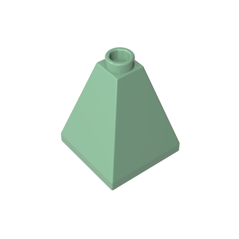 2x2x2 75° four-sided slope bricks