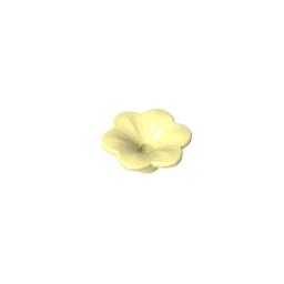 Plant, Outdoor Accessory Kit, Flower with 6 Rounded Petals and Pin