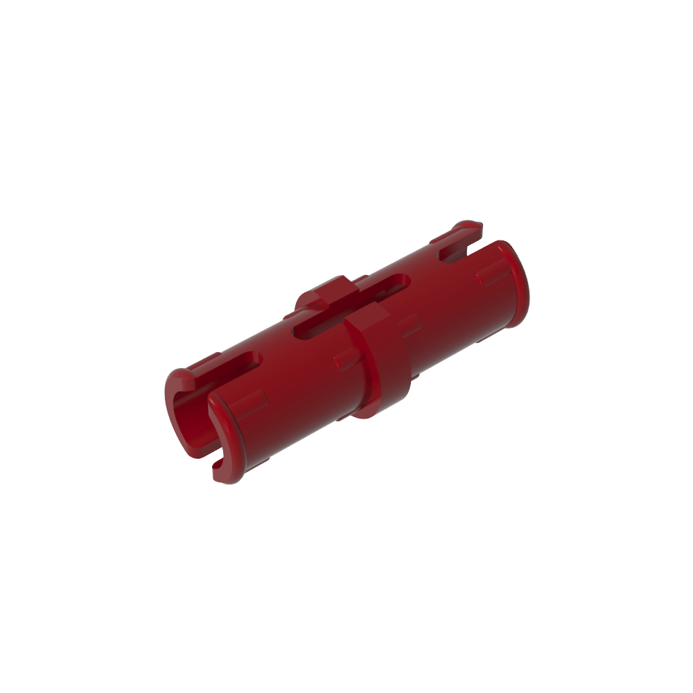 Technic Pin with Friction Ridges Lengthwise and Center Slots
