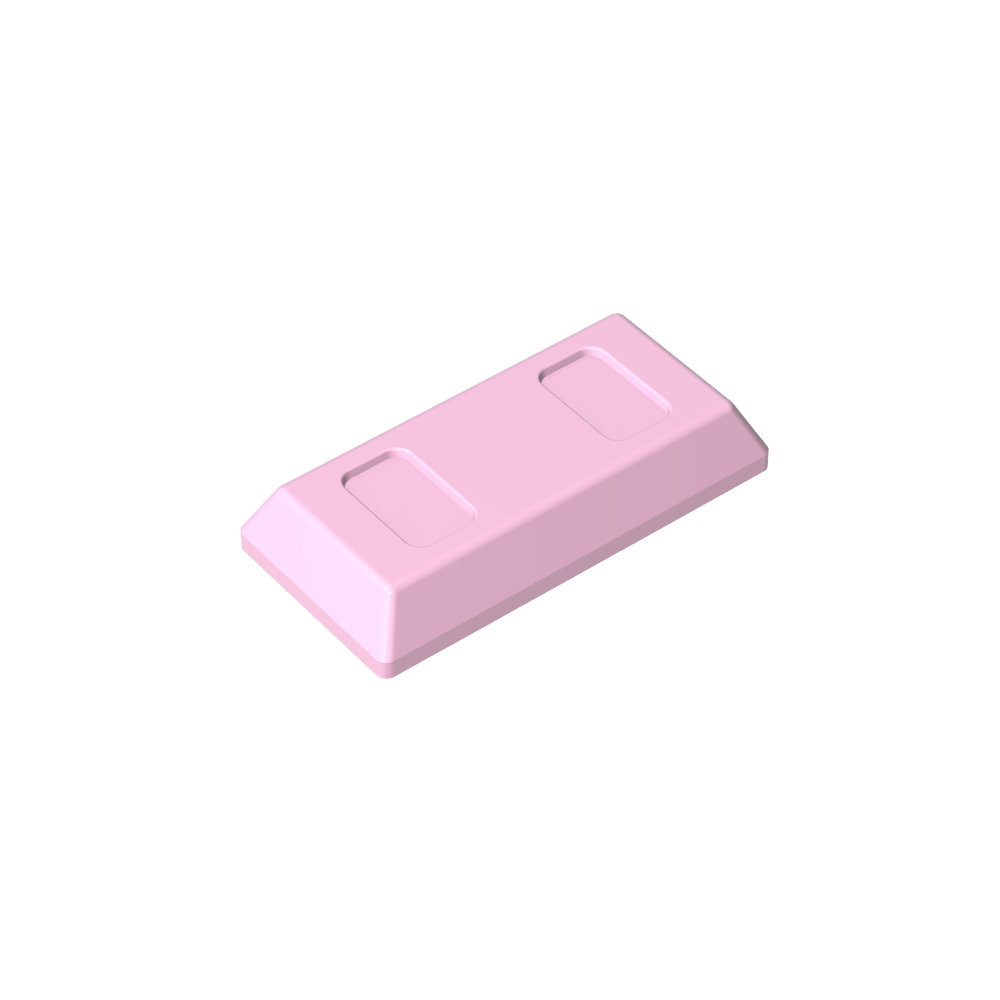 Tile Special 1 x 2 with Sloped Walls AKA Money / Gold Bar [Ingot]