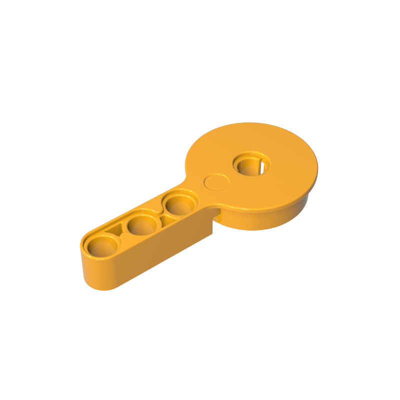 Rotating hinge arm with hole (female)