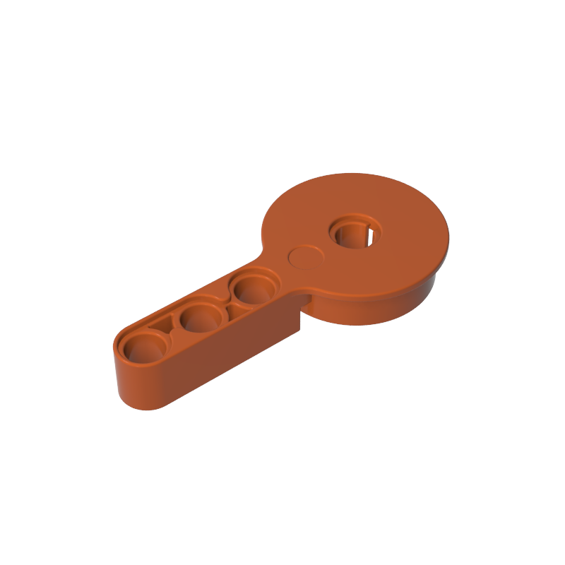 Rotating hinge arm with hole (female)