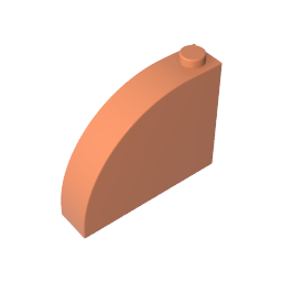 Brick Curved 1 x 4 x 3