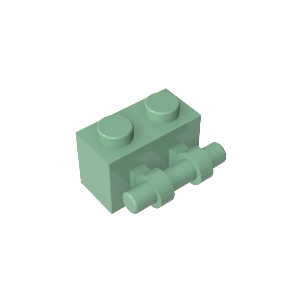 Brick Special 1 x 2 with Handle-MyGobricks