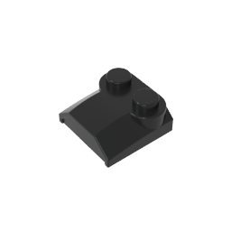 2x2x2/3 Curved Slope Brick with Two Studs