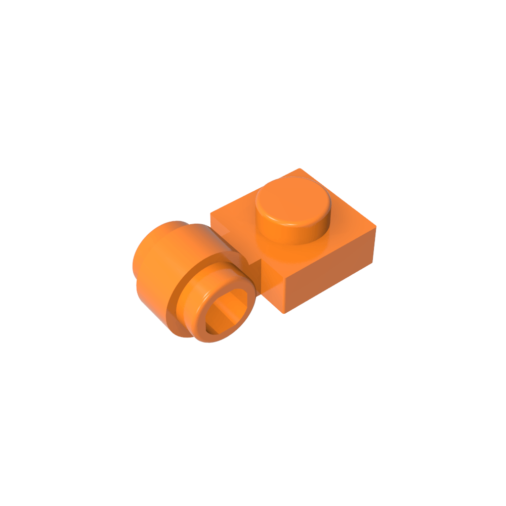 Plate Special 1 x 1 with Clip Light [Thick Ring]-MyGobricks