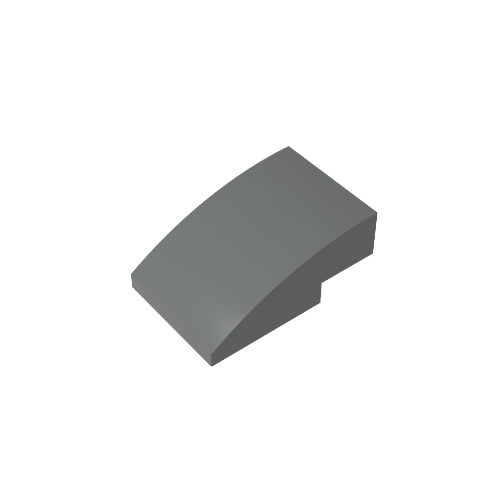 Slope Curved 3 x 2 No Studs-MyGobricks