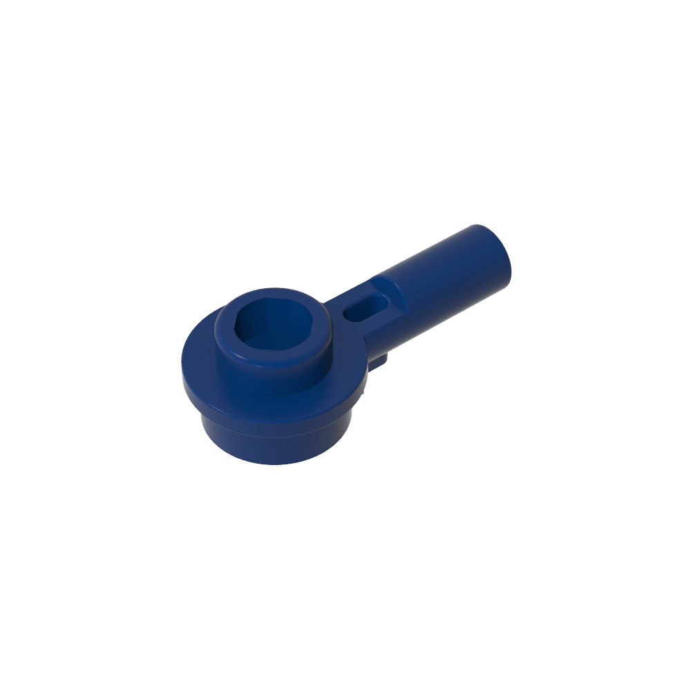 Plate Round 1 x 1 with Hollow Stud and Horizontal Bar 1L-MyGobricks
