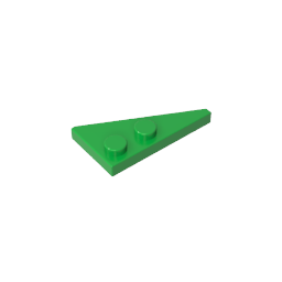 Wedge, Plate 4 x 2 Left, Pointed-MyGobricks
