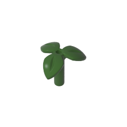 Three Leaves Plant
